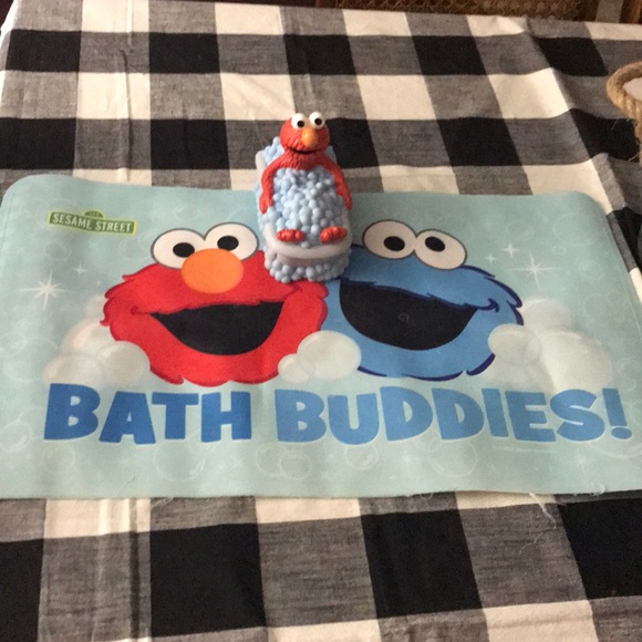 Sesame Street Accessories Bath Mat And Faucet Cover Poshmark